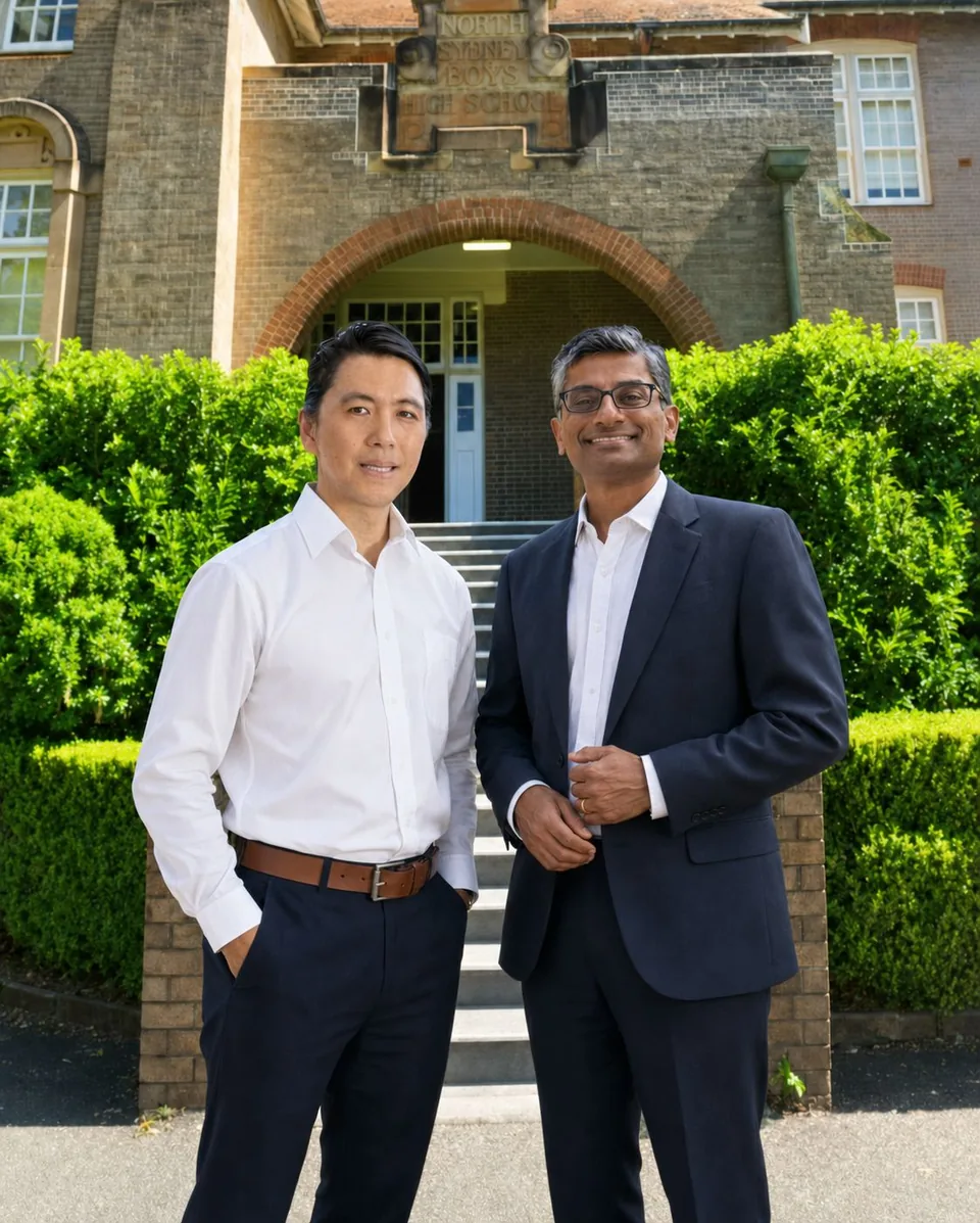 A/Prof. Dr Shihab Hameed and Ronald Cheung, Falcon Health co-founders